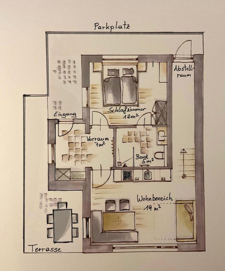 Mei-So-Nett Appartement Hutegger 斯拉德明 外观 照片